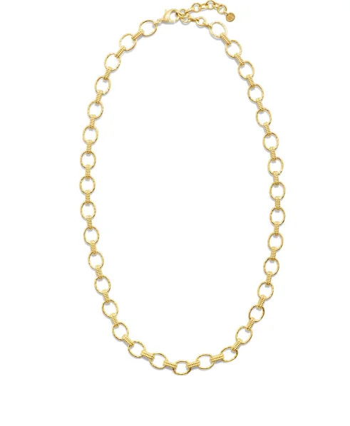 Firm chain necklaces-Necklace - Cleopatra Small Link Necklace