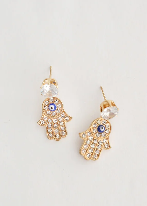 Hamsa hand /gold