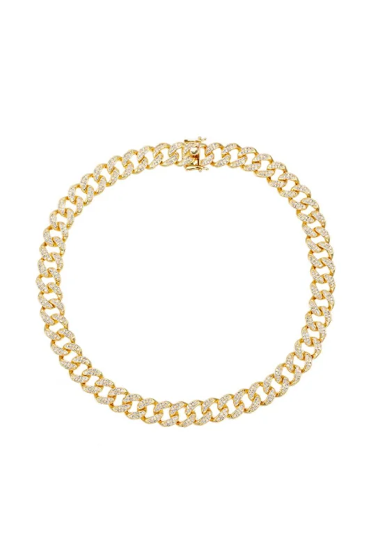 Clean-line necklaces-Women's Luna 18K Collar Necklace In Gold