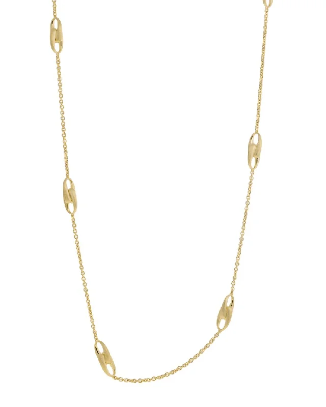 Cedar wood necklaces-Marco Bicego Lucia 18K Necklace