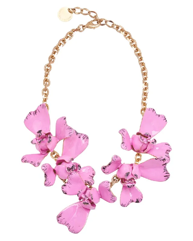 Clean-line necklaces-Carolina Herrera Flora Necklace