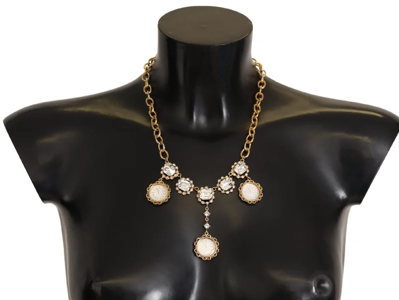 Vintage coin necklaces-Dolce & Gabbana Elegant Timeless Statement Women's Necklace