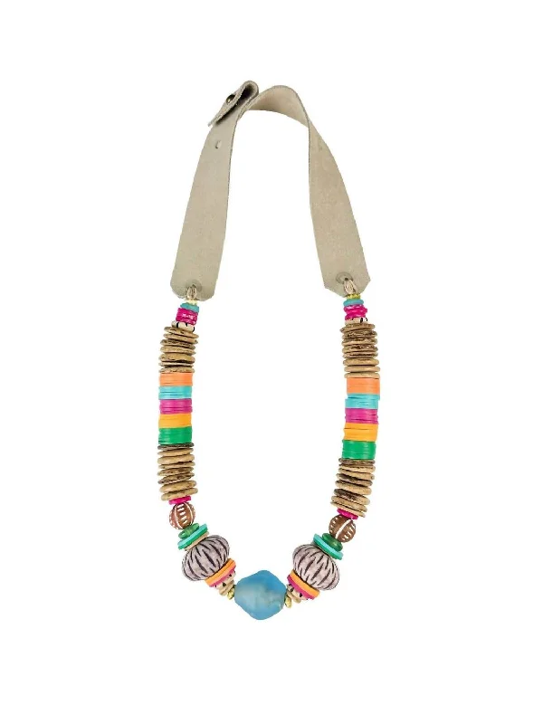 Loop knot necklaces-Stacked Classic Necklace In Cabana