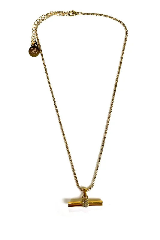 Layered chain necklaces-Women's Kolbie Necklace In Gold