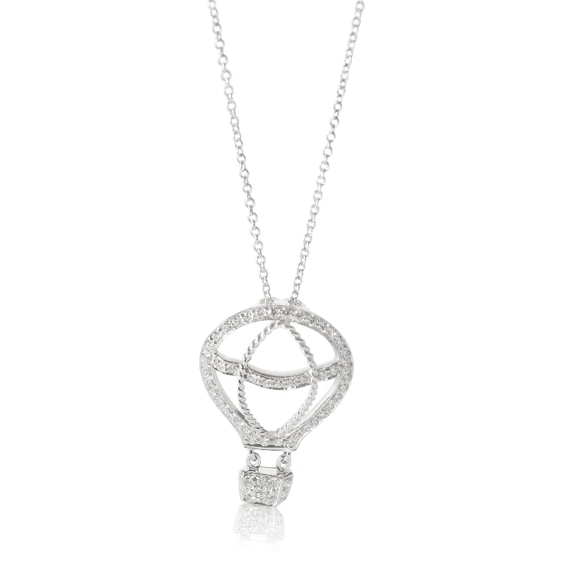 Tiered chain necklaces-Tiffany & Co. Fashion Pendant in  Platinum 0.33 CTW