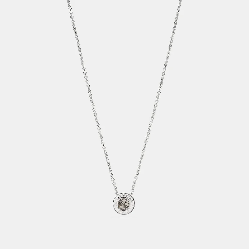 Sea wave necklaces-Coach Outlet Open Circle Stone Strand Necklace