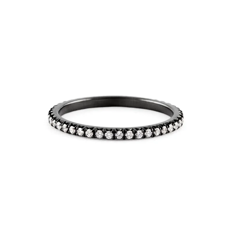 Jado Ebony -  Eternity Ring