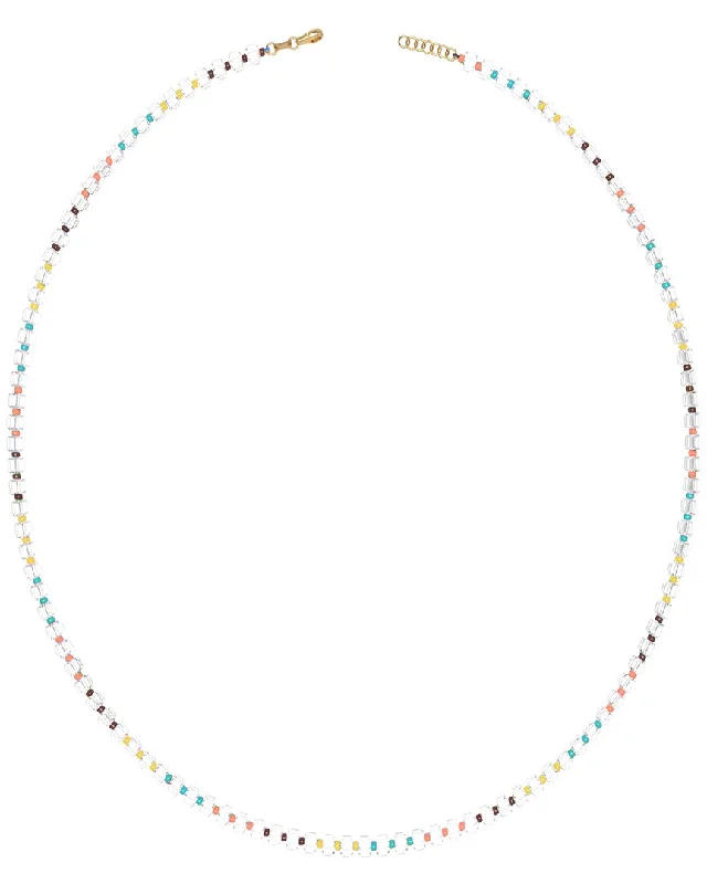 Round shape necklaces-Bea Bongiasca Flower Funk 9K & Silver 256.80 ct. tw. Rock Crystal Beaded