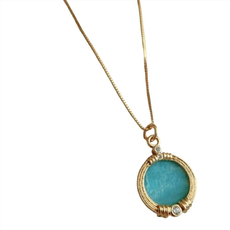 Sapphire necklaces-Women's Boris Necklace In Turqueza