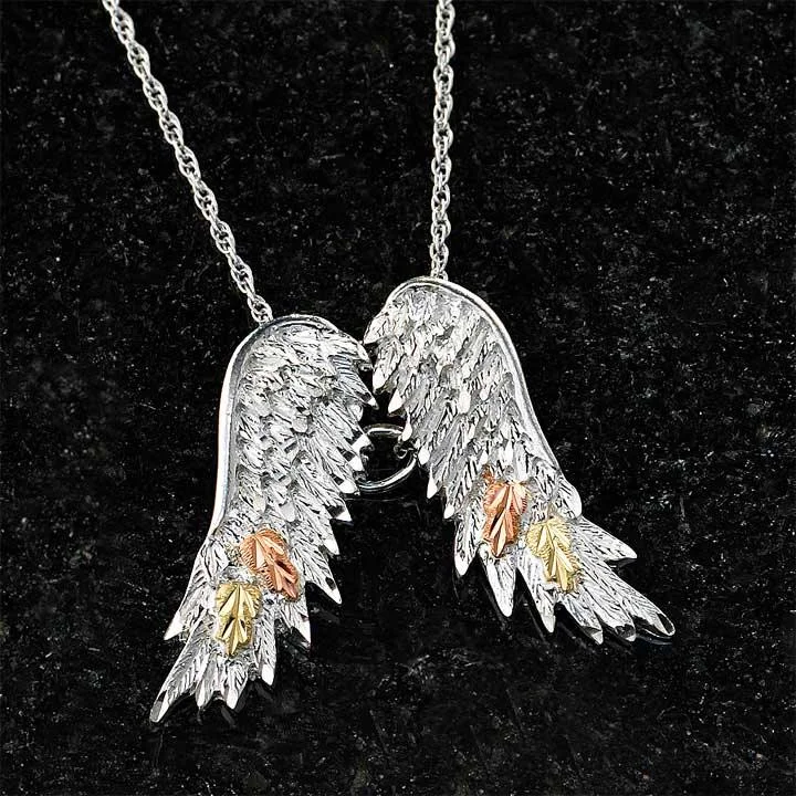 Faith charm necklaces-Eagle Wing