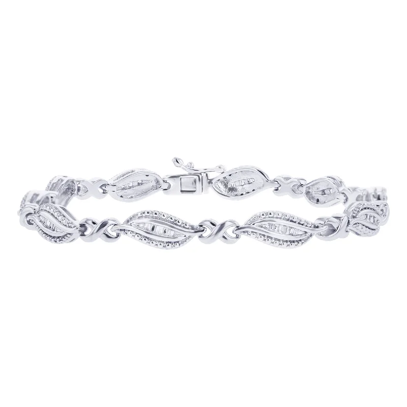 Alloy metal bracelets-At Last Diamond Bracelet