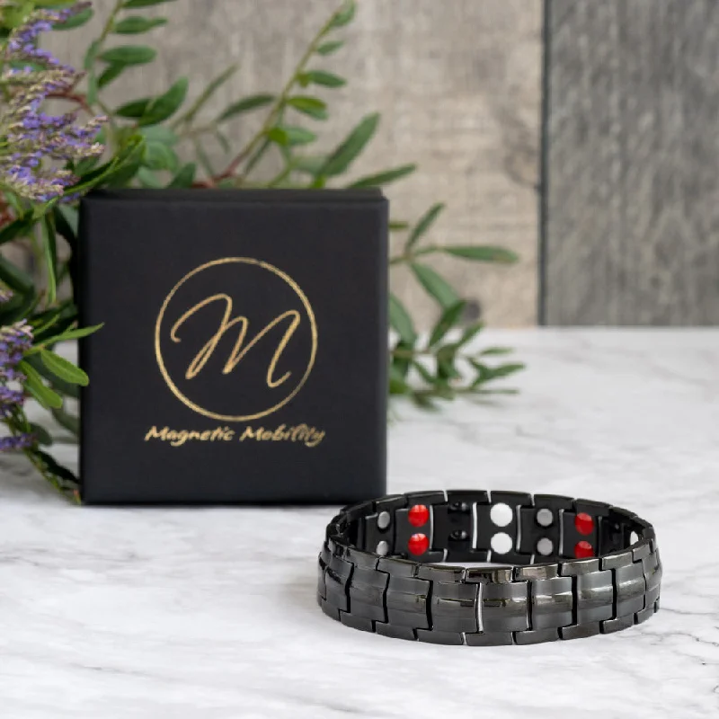 Thin rose bangles-Ashe Night 4in1 Magnetic Bracelet - Double Strength