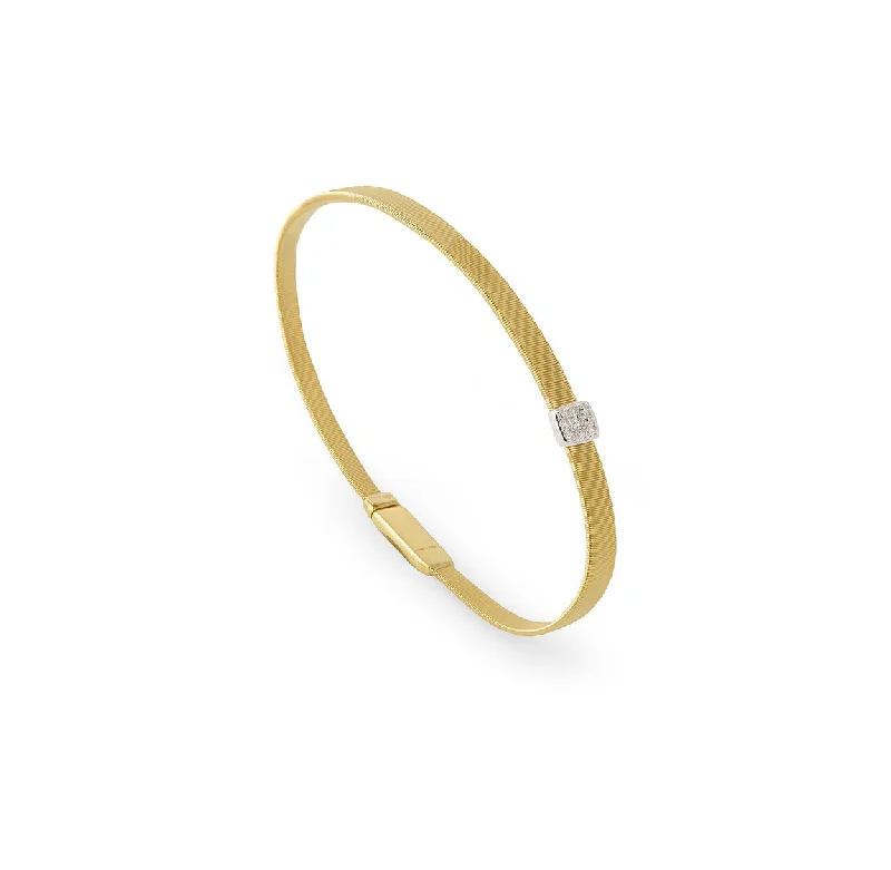 Braided cord bracelets-Marco Bicego Masai 18K Yellow Gold Single Station Bracelet