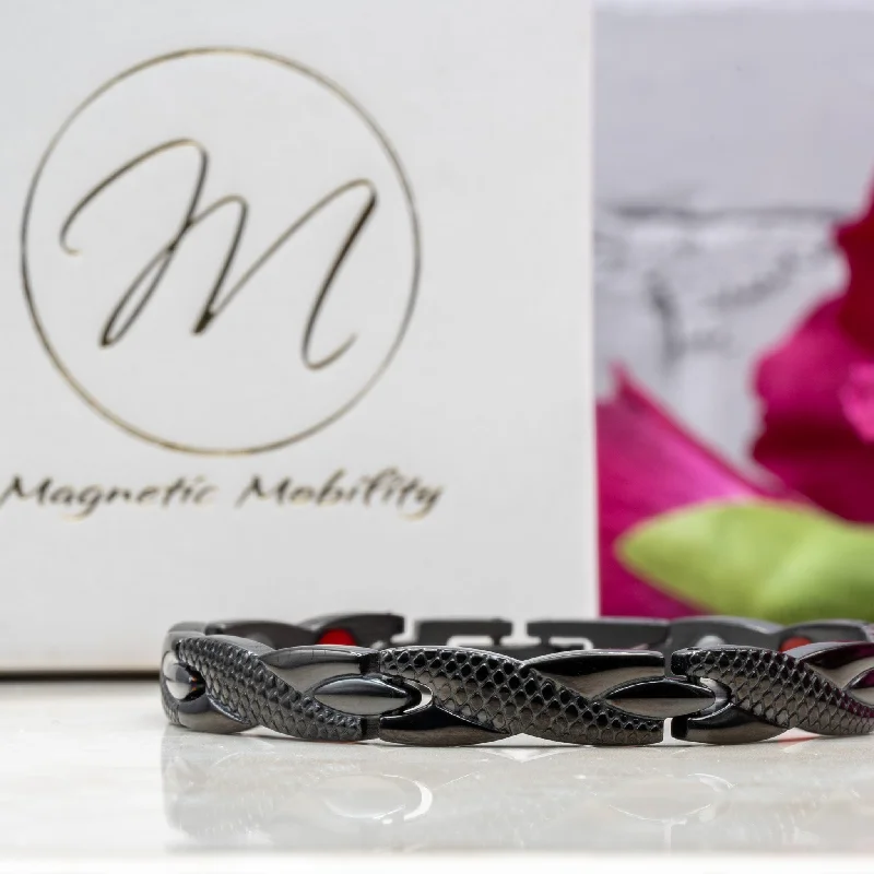 Oval shape bracelets-Snapdragon Night 4in1 Magnetic Bracelet