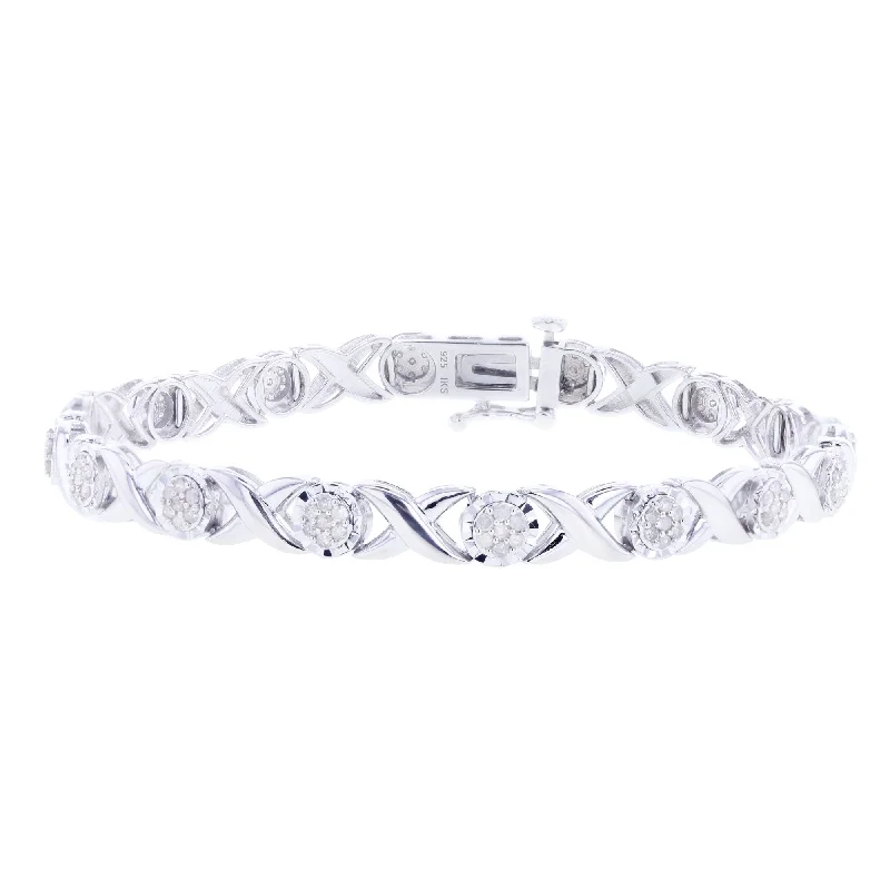 Thick stone bracelets-Always Diamond Bracelet