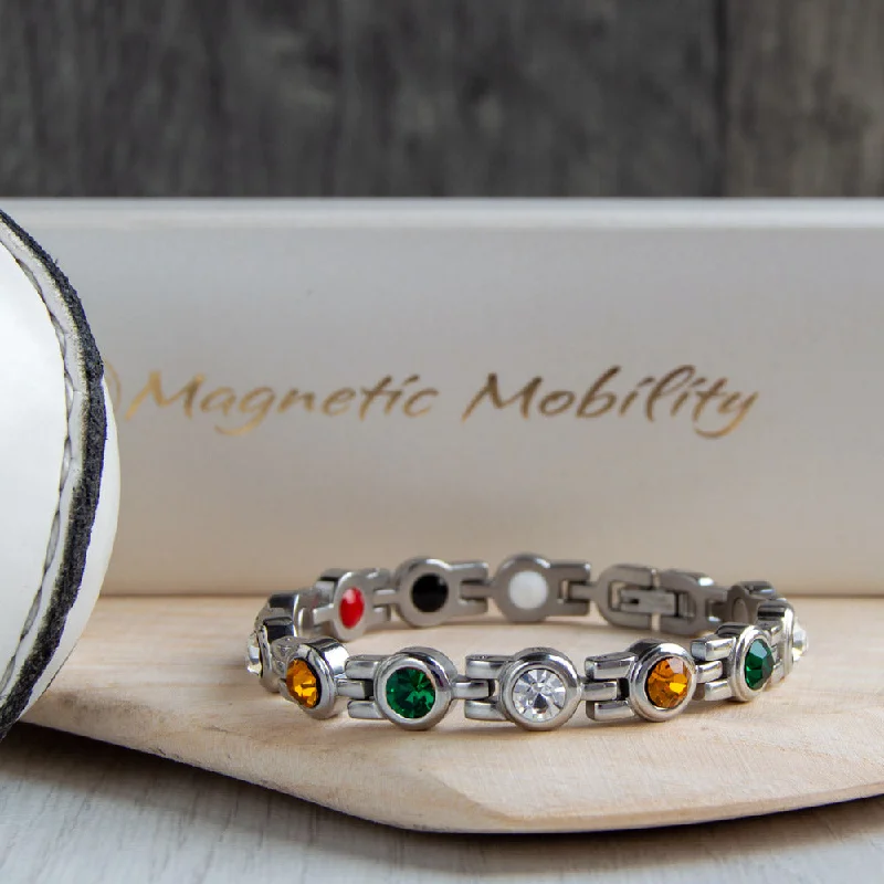 Thick stone bracelets-Irish Themed / St. Patricks Day 4in1 Magentic Bracelets