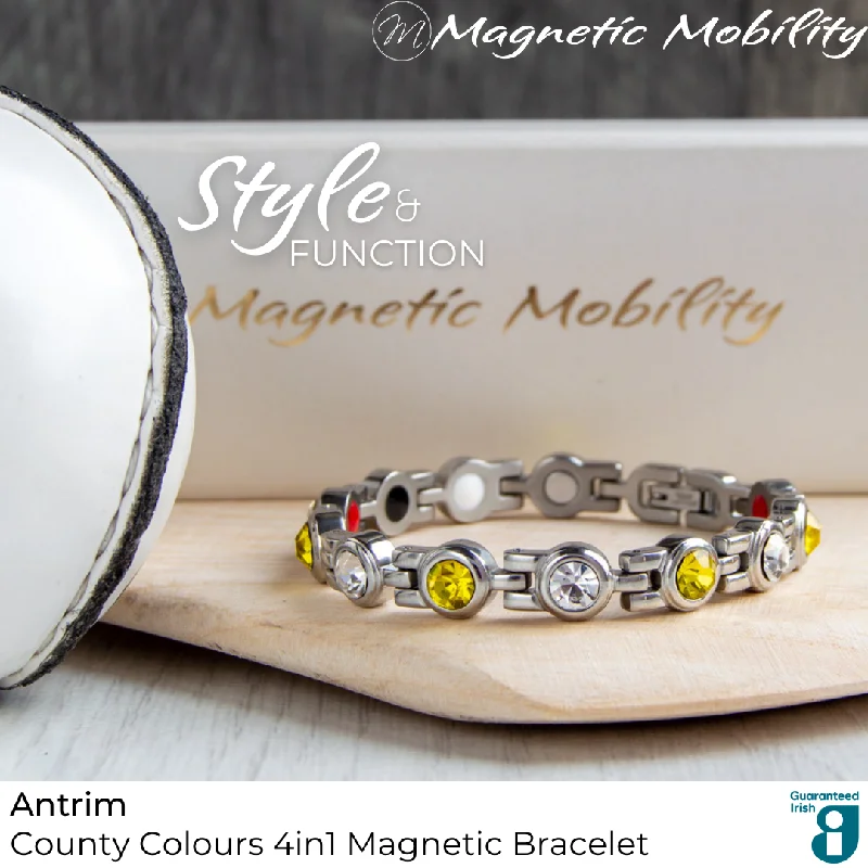 Hand-sleek bangles-Antrim GAA inspired County Colours Bracelet