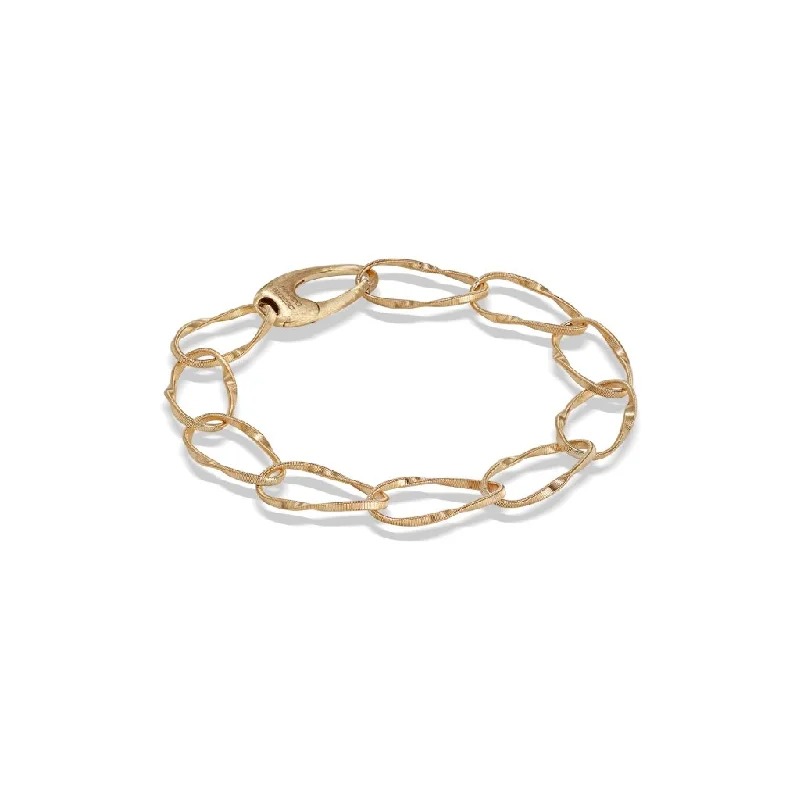 Thick gem bangles-Marco Bicego Marrakech Onde 18K Yellow Gold Twist Link Bracelet