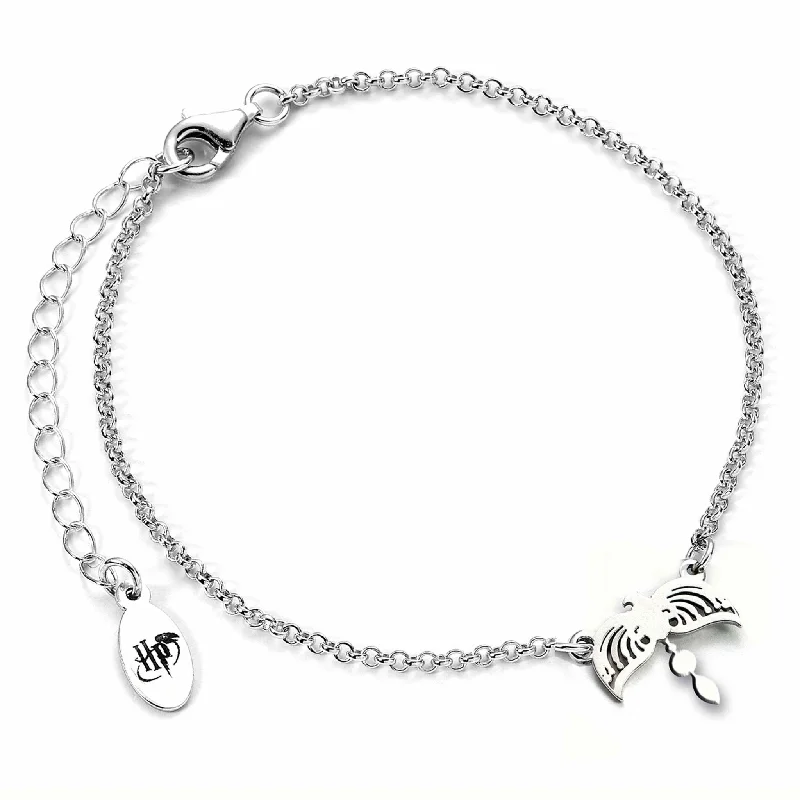 Fox motif bracelets-Harry Potter Sterling Silver Diadem Charm Bracelet  SCB00527